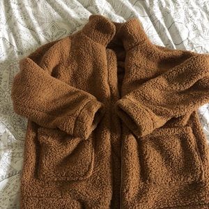 AMAZON TAN TEDDY JACKET